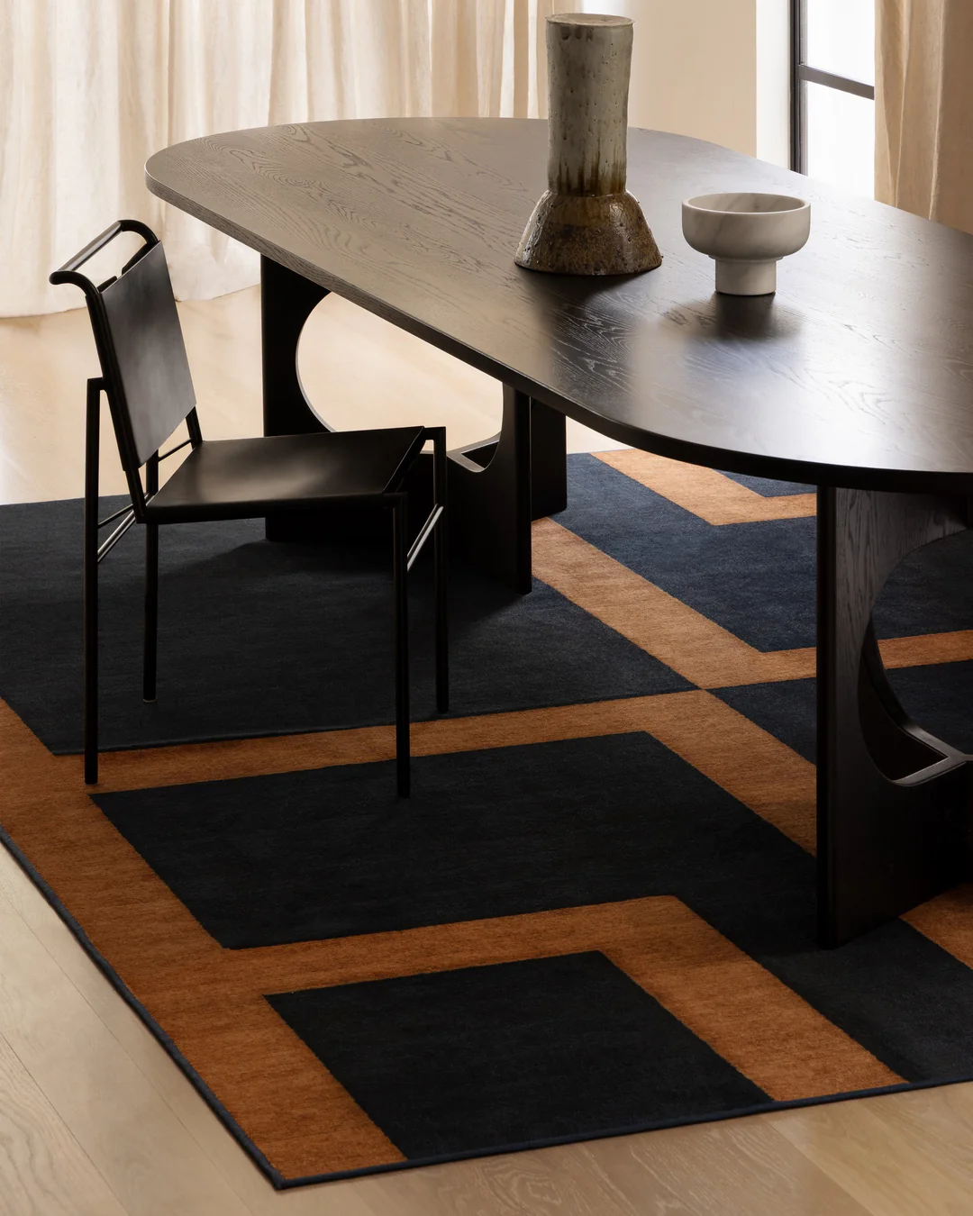 The Local Project x Ruggable — Aldo Indigo Ochre, The Local Project's signature Australian editorial aesthetic